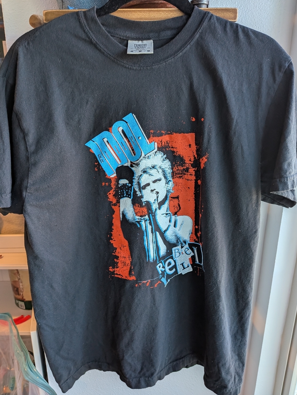 Billy Idol 2024 Canada Tour Shirt Rebel Yell Comfort Colors Concert Tee Medium